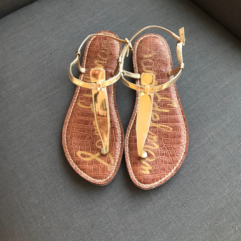 Sam Edelman Gigi Gold Sandals
